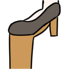 Rollar coaster heel